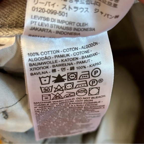 Levi's Premium 501 Original Denim Shorts - Picture 12 of 12